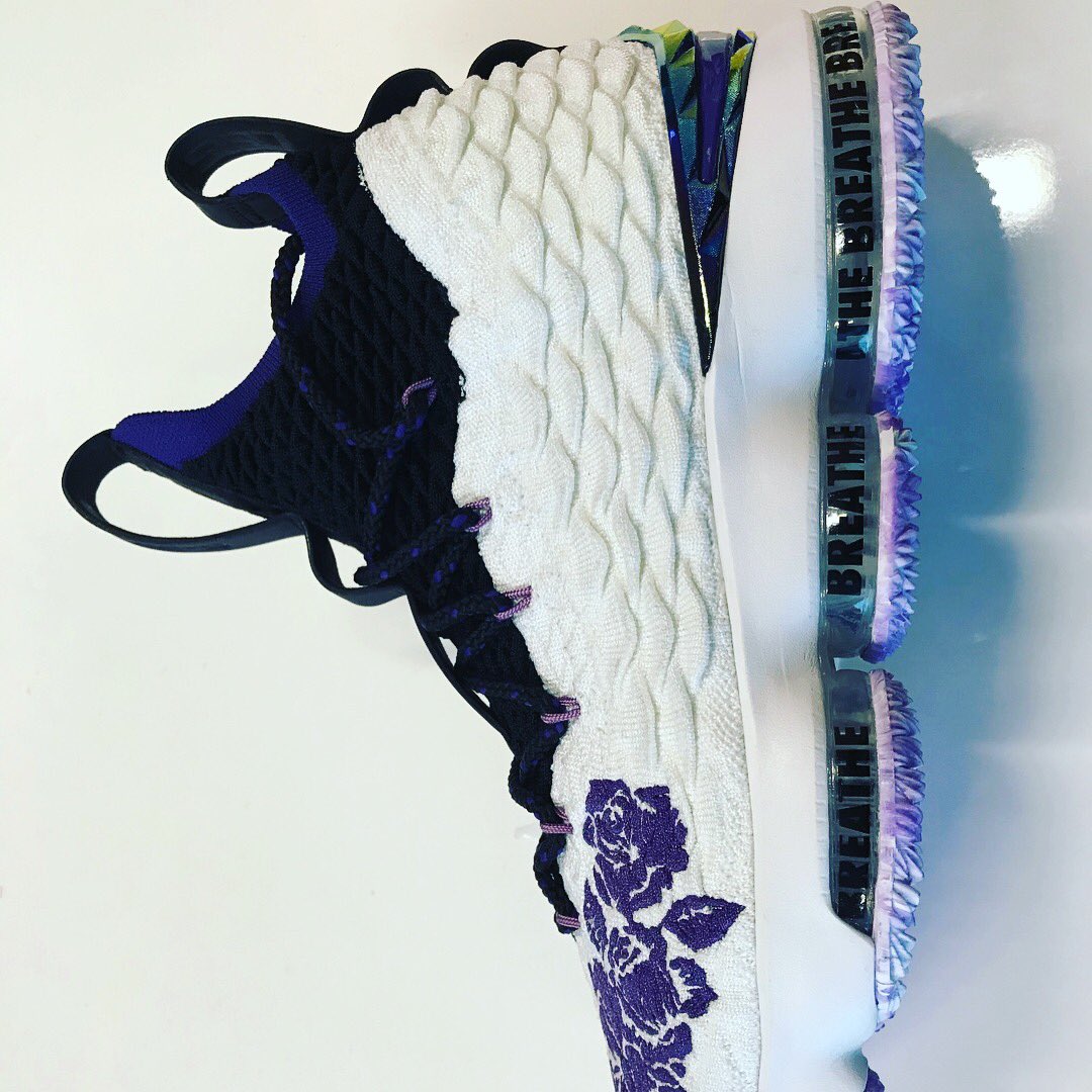 lebron james purple rain shoes