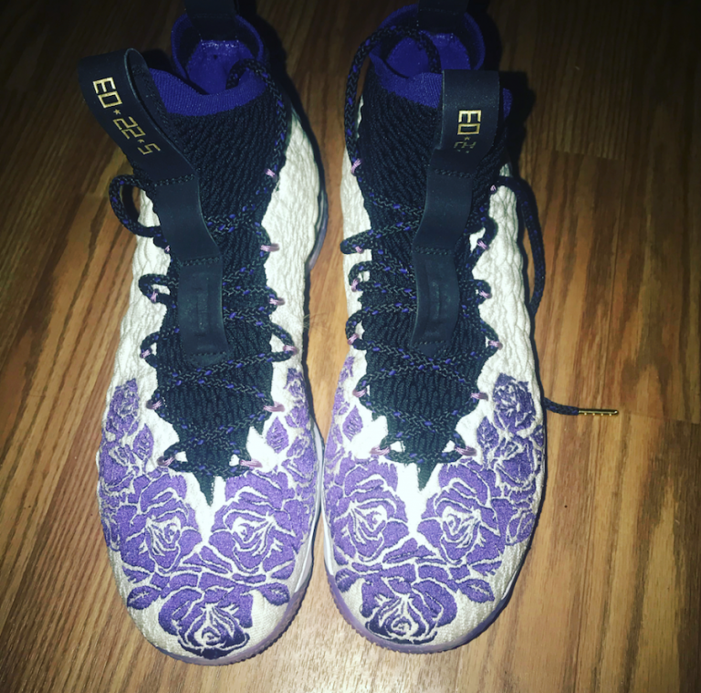 lebron james purple rain shoes