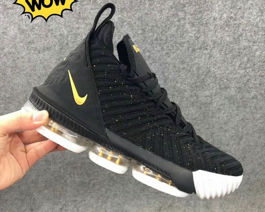 lebron 16 black and gold price