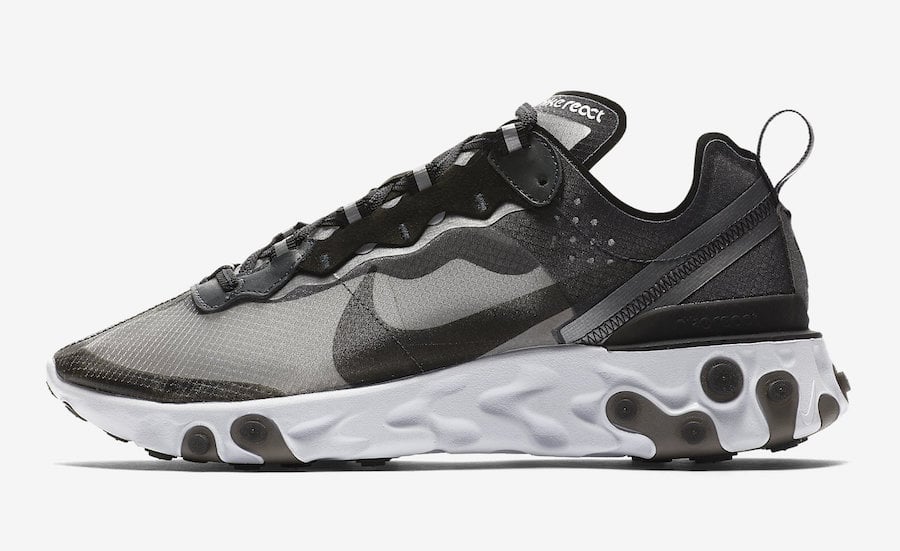 Nike React Element 87 Black White AQ1090-001