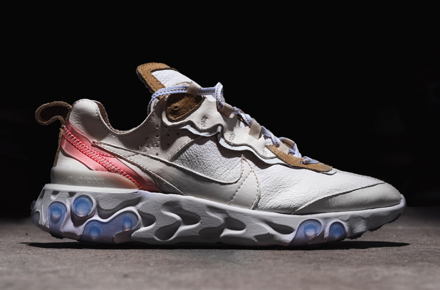 Check Out the Nike React Element 87 with Leather Uppers