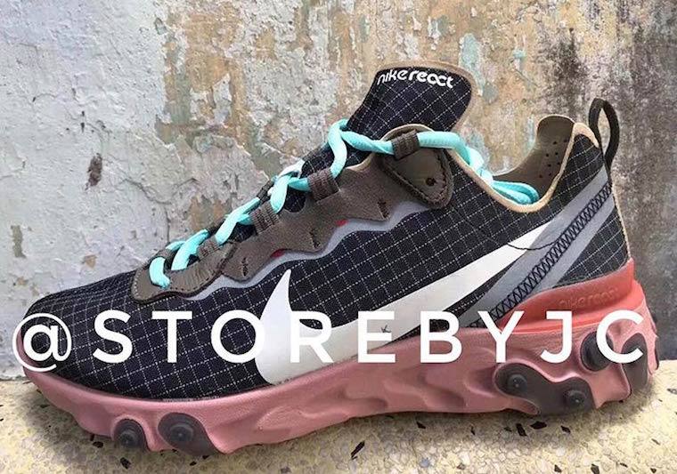 Nike React Element 87 Nylon Black