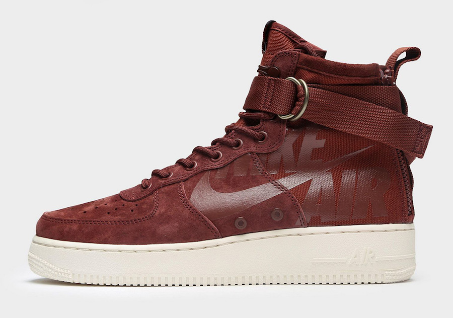 nike sf af1 mid brown