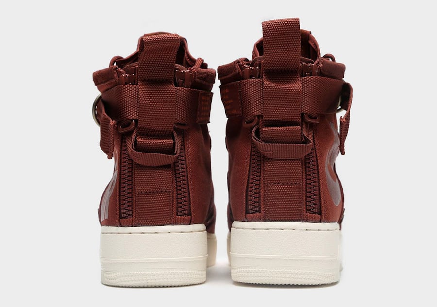 Nike SF-AF1 Mid Burgundy Reddish Brown