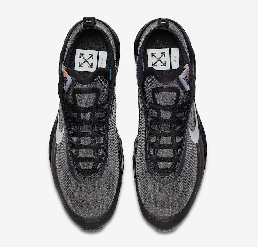 off white air max 97 black release date