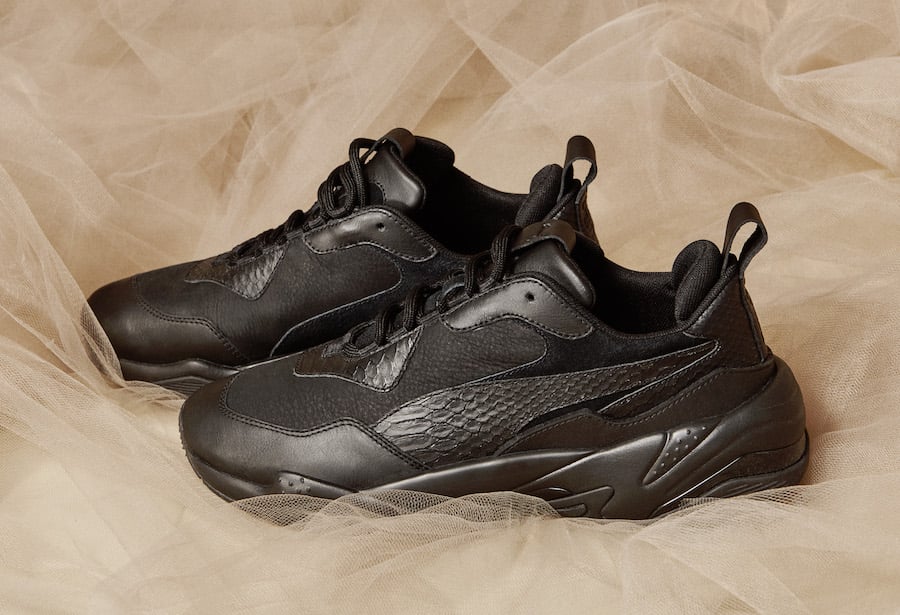 puma thunder black womens