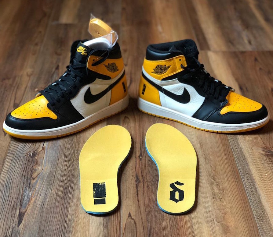 jordan 1 retro high shinedown attention attention pe