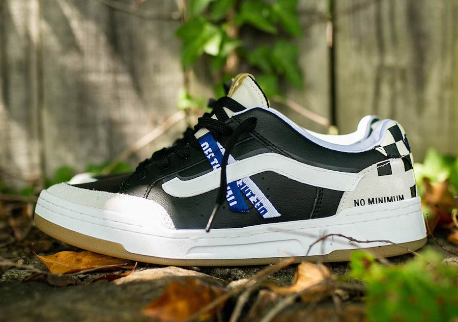 black and white vans size 5