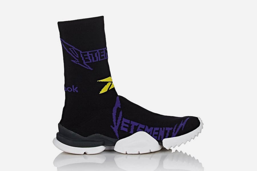 Vetements x Reebok Sock Runner Collaboration Inspired by Heavy Metal