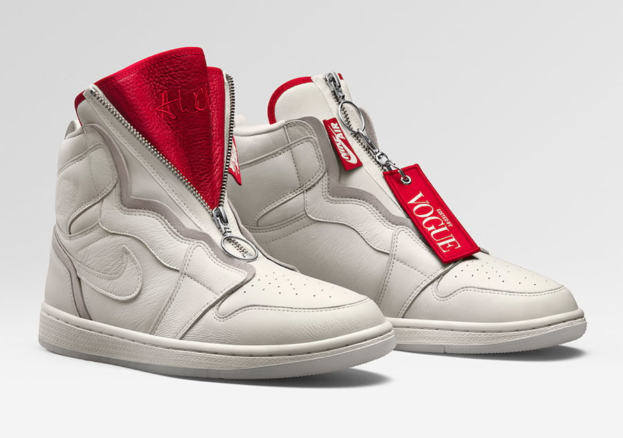 Vogue Air Jordan 1 High Zip AWOK Sail BQ0864-106