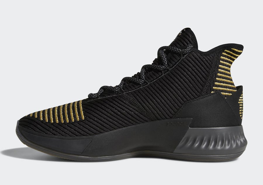 derrick rose 9 black and gold