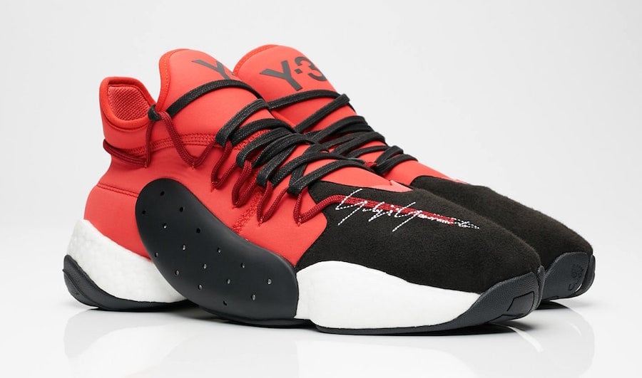 adidas Y-3 BYW BBall in ‘Lush Red’