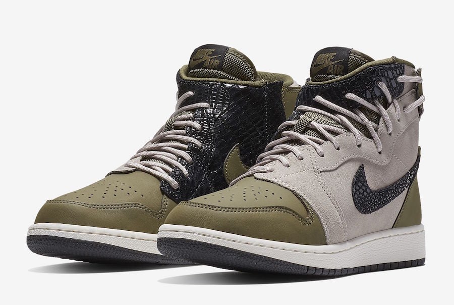 air jordan 1 high og olive canvas