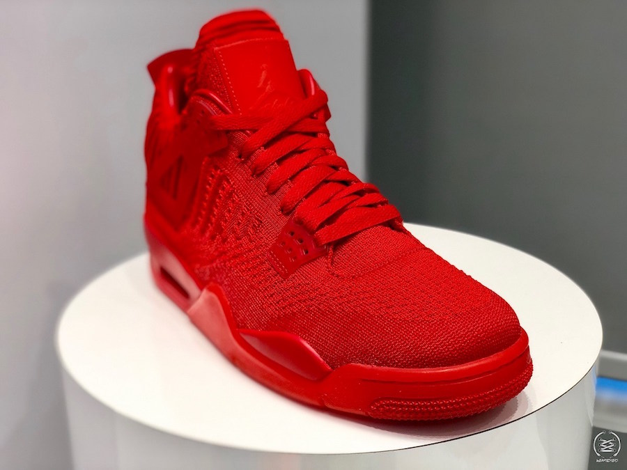 jordan 4 flyknit red