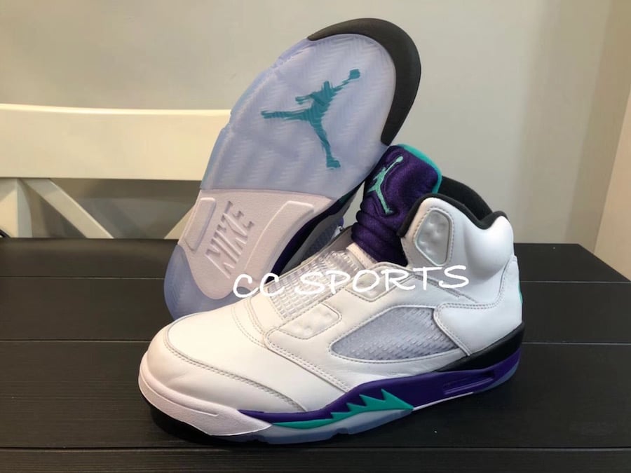 Air Jordan 5 NRG Fresh Prince Grape Release Date