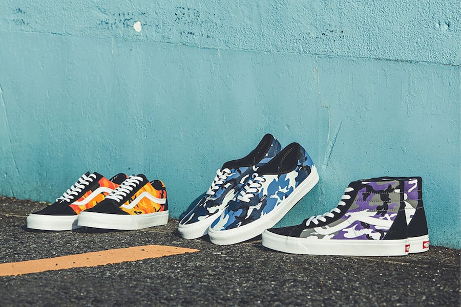 ENT Vans Pop Camo Pack Release Date 