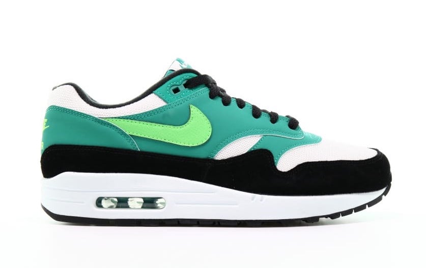 air max 1 black and green