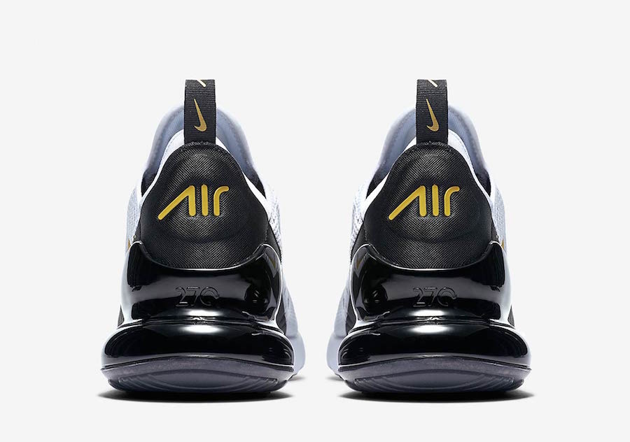 Nike Air Max 270 White Black Gold AV7892-100