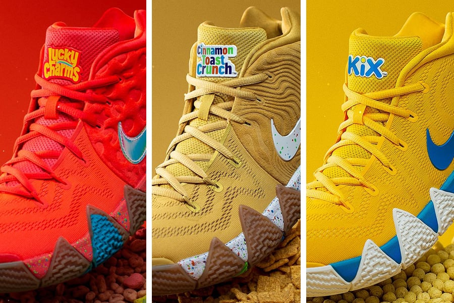 kyrie irving cinnamon toast crunch shoes for sale