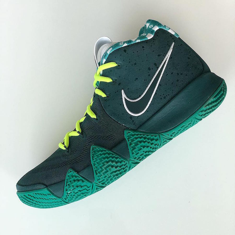 kyrie 4 green and purple