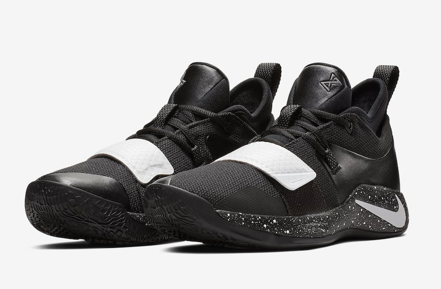 nike pg 2.5 black white