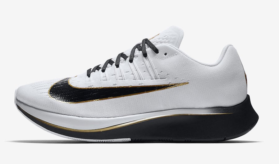 Nike Zoom Fly White Black Metallic Gold 880848-006