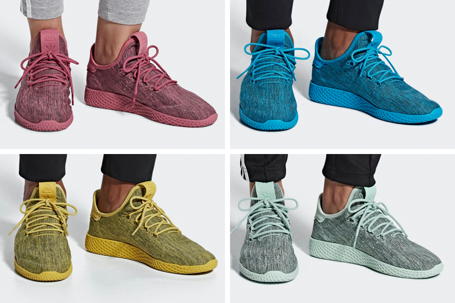 Pharrell adidas Tennis Hu Dip Dyed Pack