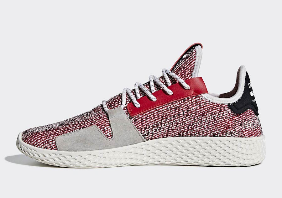 Pharrell adidas Tennis Hu V2 Red BB9542