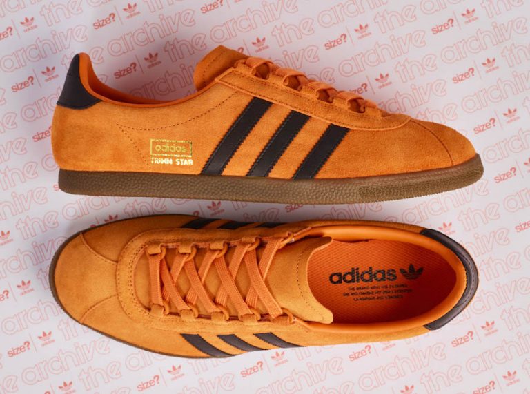 size? Exclusive adidas Archive Trimm Star Pumpkin | SneakerFiles