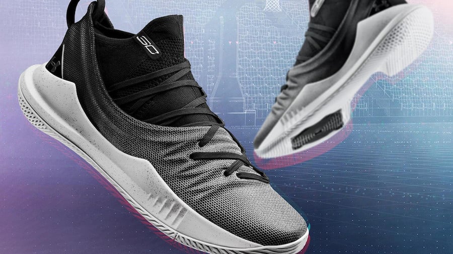 Under Armour Curry 5 Black White