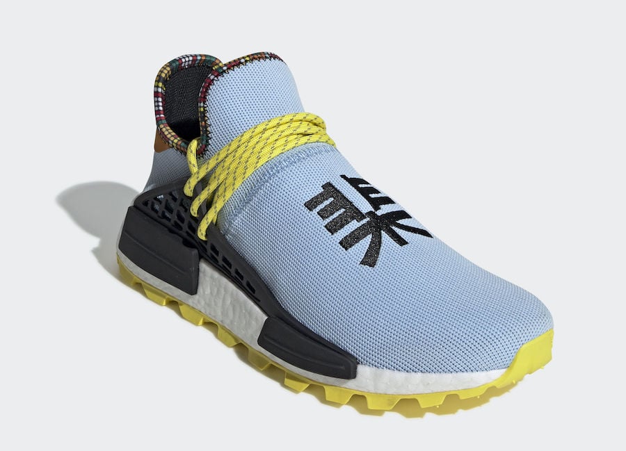 Pharrell x adidas NMD Hu Solar Pack Human race shoes