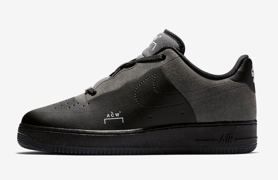 A-Cold-Wall Nike Air Force 1 Black BQ6924-001 Release Date