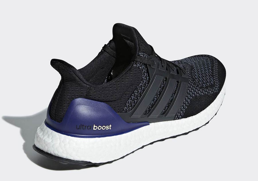 black and purple ultra boost