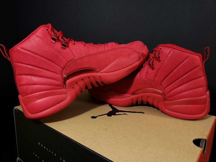 jordan 12 bulls gym red