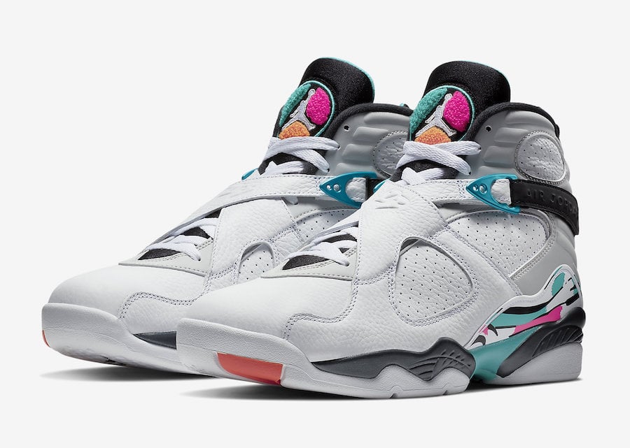 jordan 8 south beach on feet