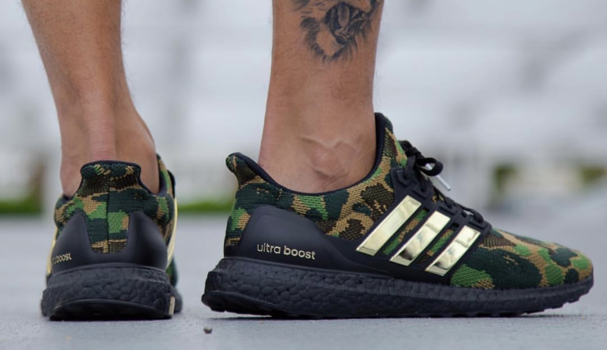 bape x adidas ultra boost green