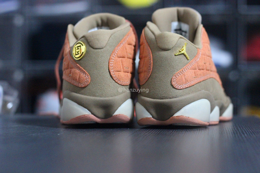 clot x air jordan 13 low terracotta