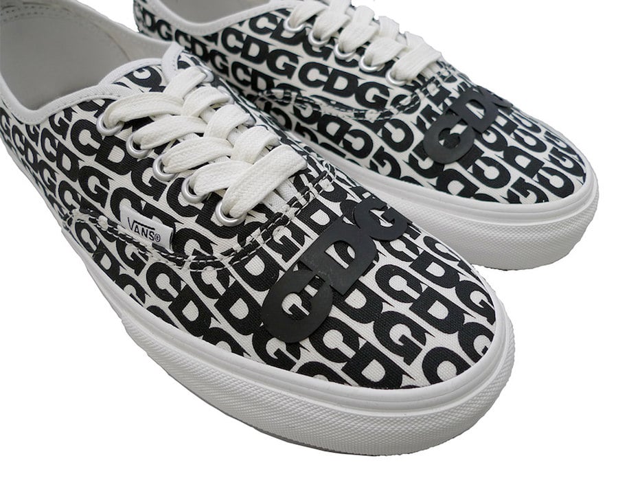 Comme des Garçons x Vans Authentic CDG Release Date | SneakerFiles