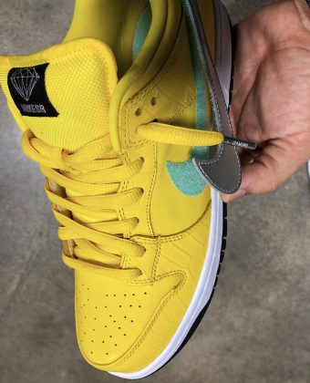 Diamond Supply Co x Nike SB Dunk Low Yellow Release Date | SneakerFiles