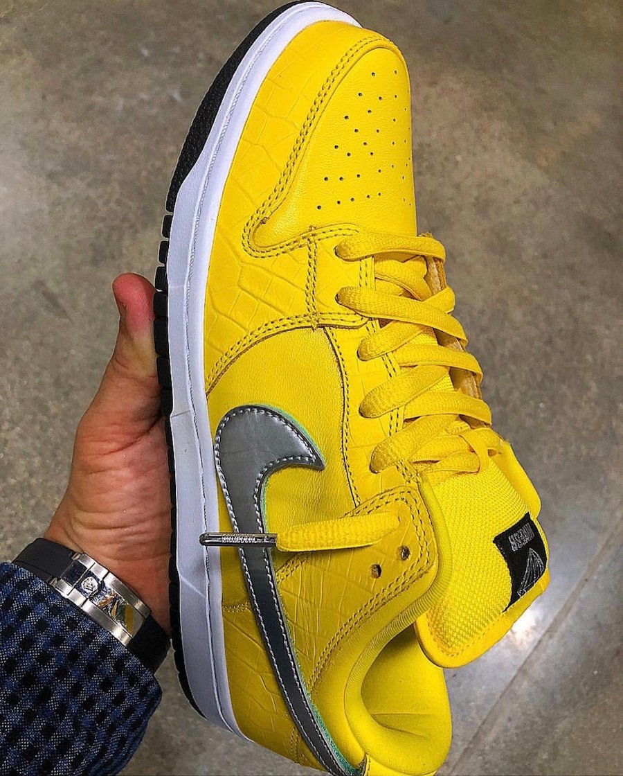 Diamond Supply Co Nike SB Dunk Low Yellow