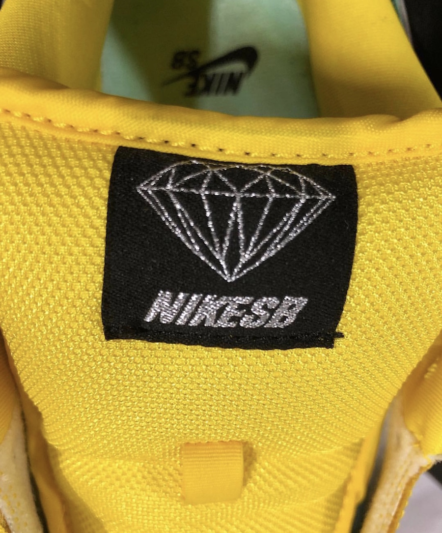 Diamond Supply Co Nike SB Dunk Low Yellow