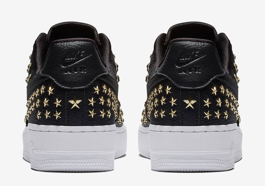 Nike Air Force 1 Low Stars Black Gold AR0639-001 Release Date