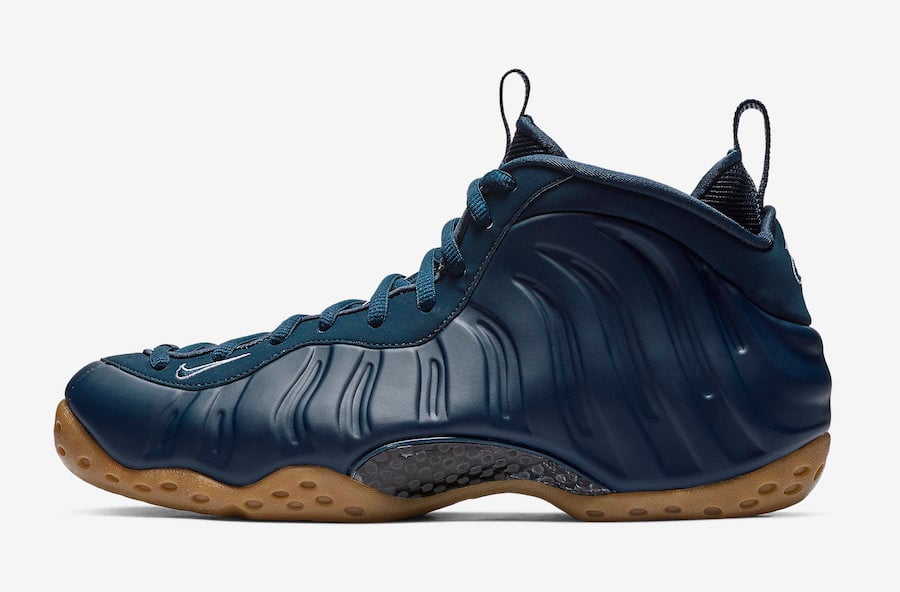 Nike Air Foamposite One Midnight Navy Gum 314996-405 Release Date