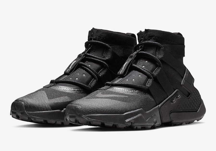 Nike Air Huarache Gripp Black AO1730-002 Release Date