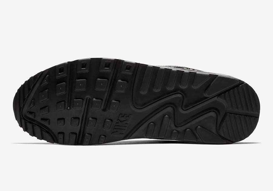 nike air max 90 black and yellow