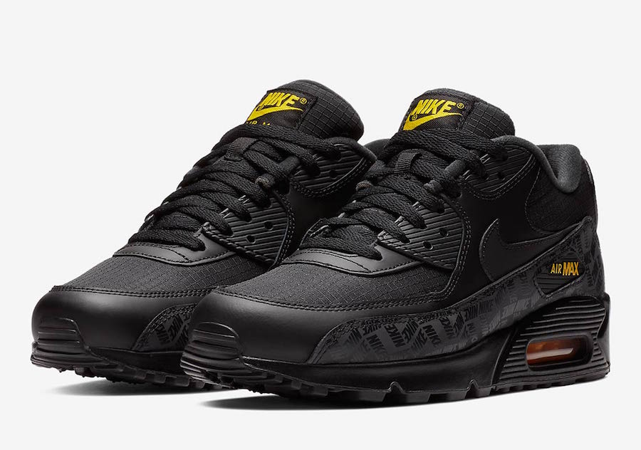 Nike Air Max 90 in Black and Yellow