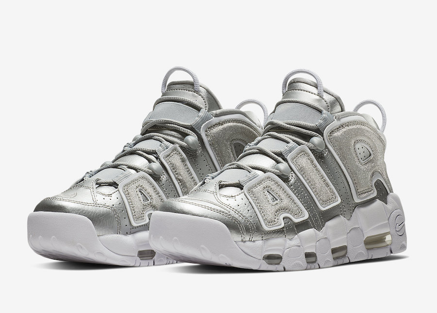 Nike Air More Uptempo Metallic Silver Loud and Clear 917593-003