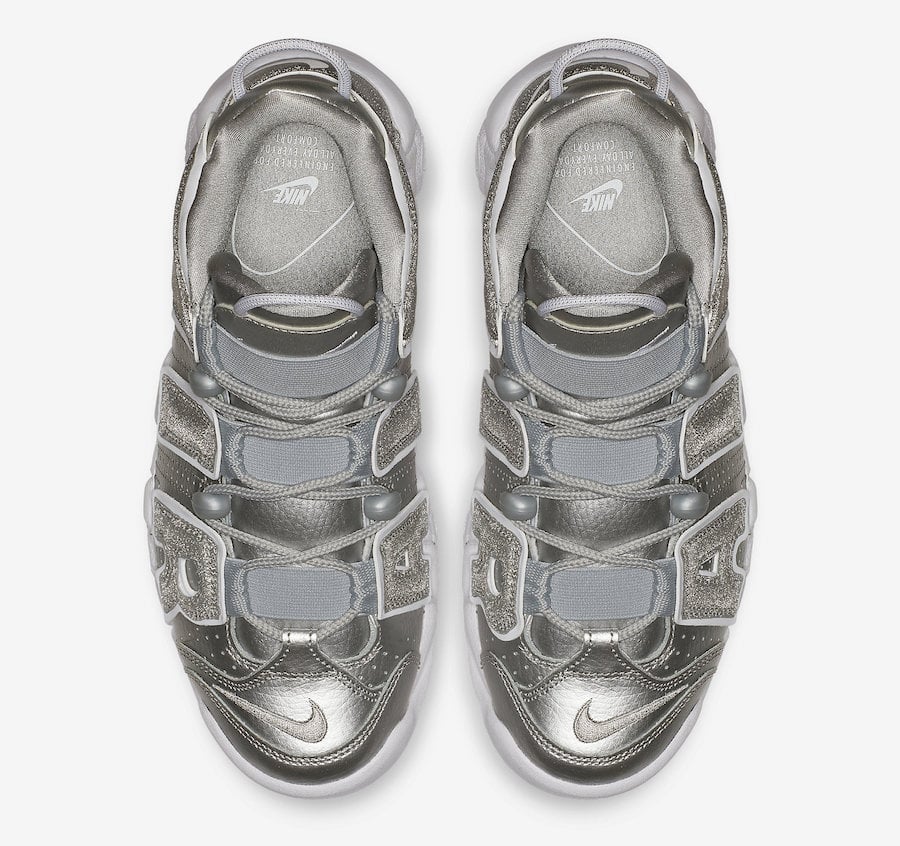 Nike Air More Uptempo Metallic Silver Loud and Clear 917593-003