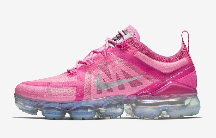 pink and silver vapormax