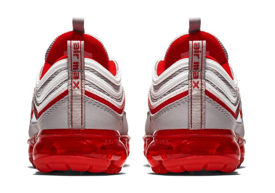 Nike Air VaporMax 97 Atmosphere Grey University Red